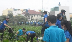 Hơn  chiến sĩ ra quân CDTN Mùa hè xanh năm  tại Rạch Láng Le phường An Phú Đông