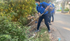 Cơ sở Đoàn ra quân Tháng thanh niên năm  với chủ đề Thanh niên Quận  tình nguyện sáng tạo vì cộng đồng