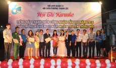 Hội LHTN Phường Thạnh Lộc Hội thi Karaoke Tiếng hát thanh niên công nhân lần VIII 