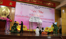 HỘI THI TUỔI TRẺ QUẬN   SÁNG MÃI NIỀM TIN HÀNH TRÌNH THEO CHÂN BÁC 