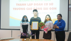  RA MẮT ĐOÀN TRƯỜNG CAO ĐẲNG SÀI GÒN