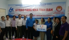 Trao tặng nhà tình bạn cho Hội viên có hoàn cảnh khó khăn