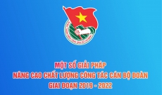 Infographic  Giải pháp nâng cao chất lượng cán bộ Đoàn