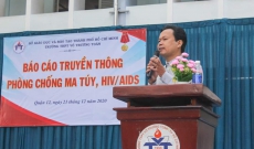 ĐOÀN TRƯỜNG VÕ TRƯỜNG TOẢN  Phát động tuyên truyền Phòng chống Ma tuý  HIVAIDS