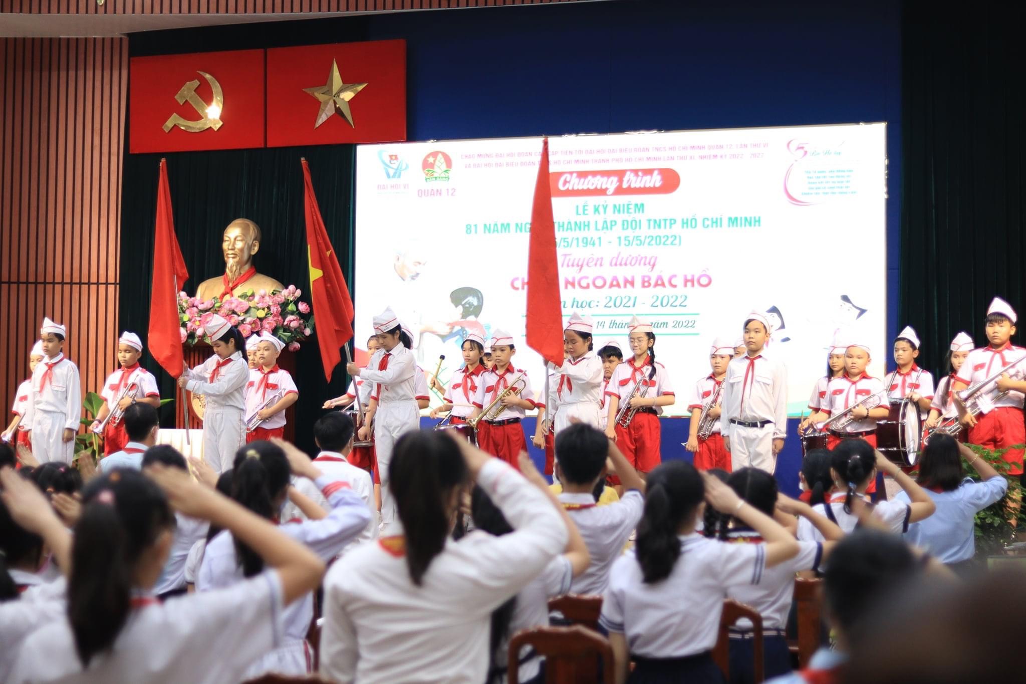 Tổ chức lễ Kỷ niệm 81 năm Ngày thành lập Đội TNTP Hồ Chí Minh (15/5/1941 - 15/5/2022)